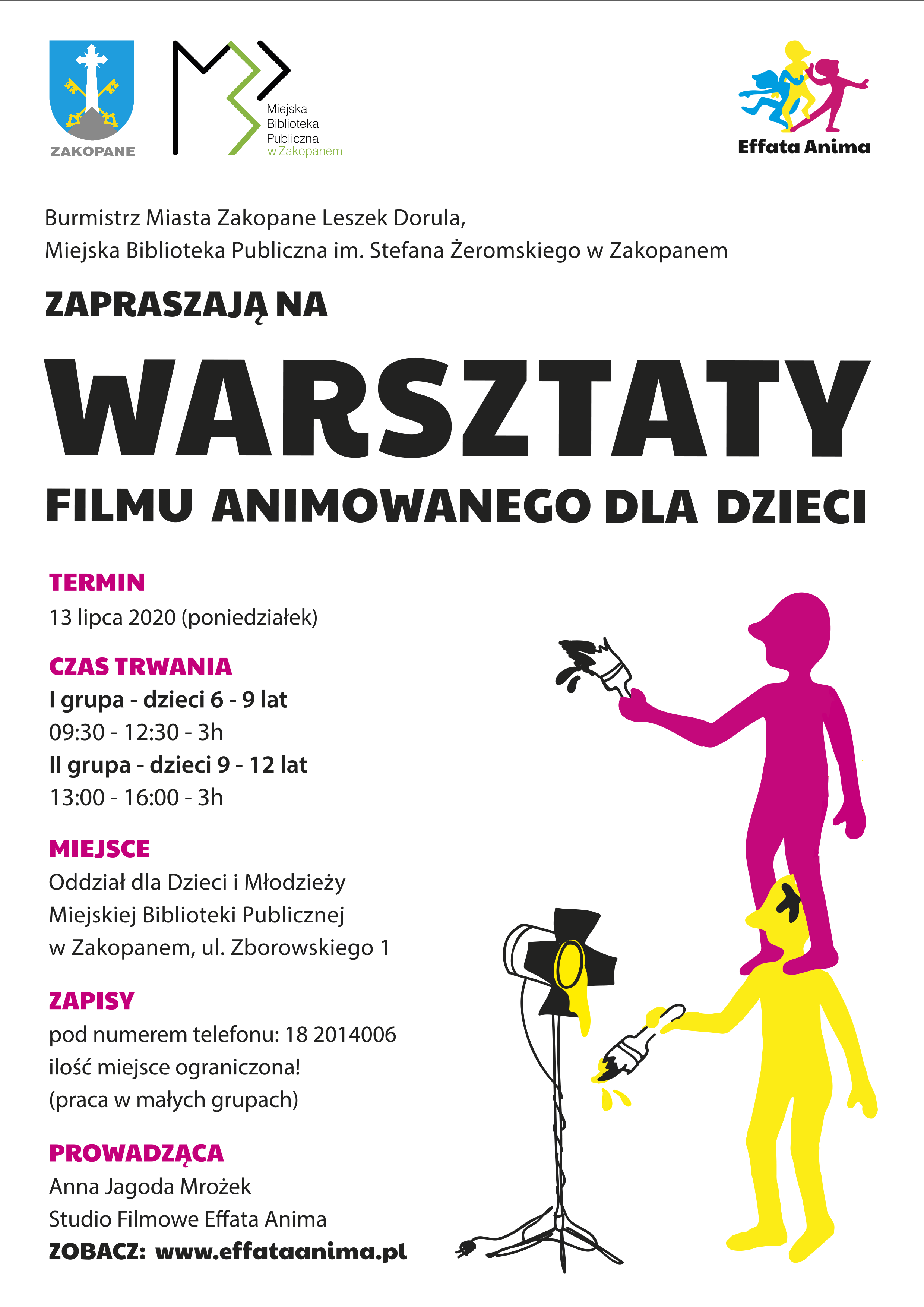 PLAKAT warsztaty animacji poprawka