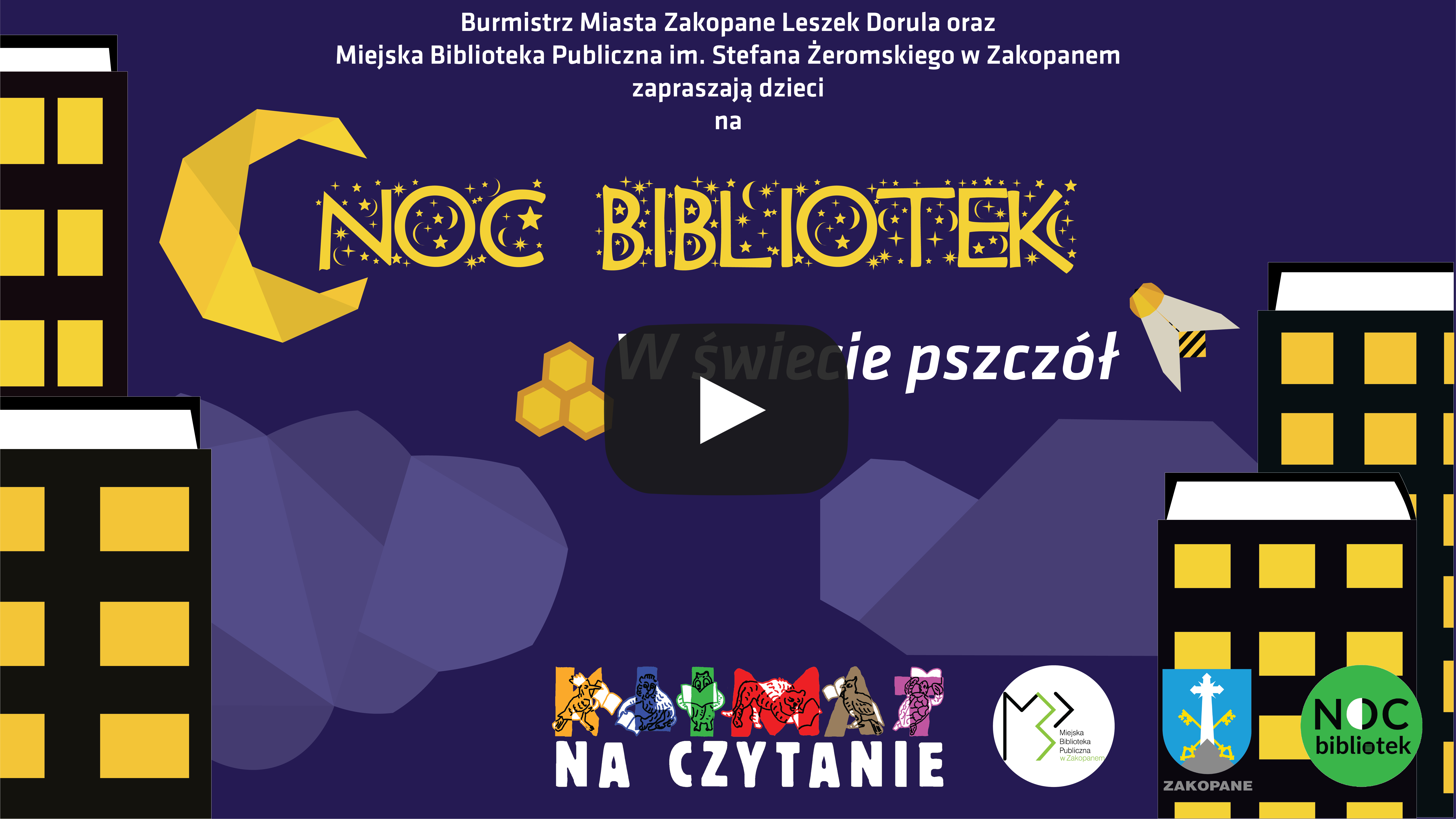 Noc bibliotek 2020 wideo play